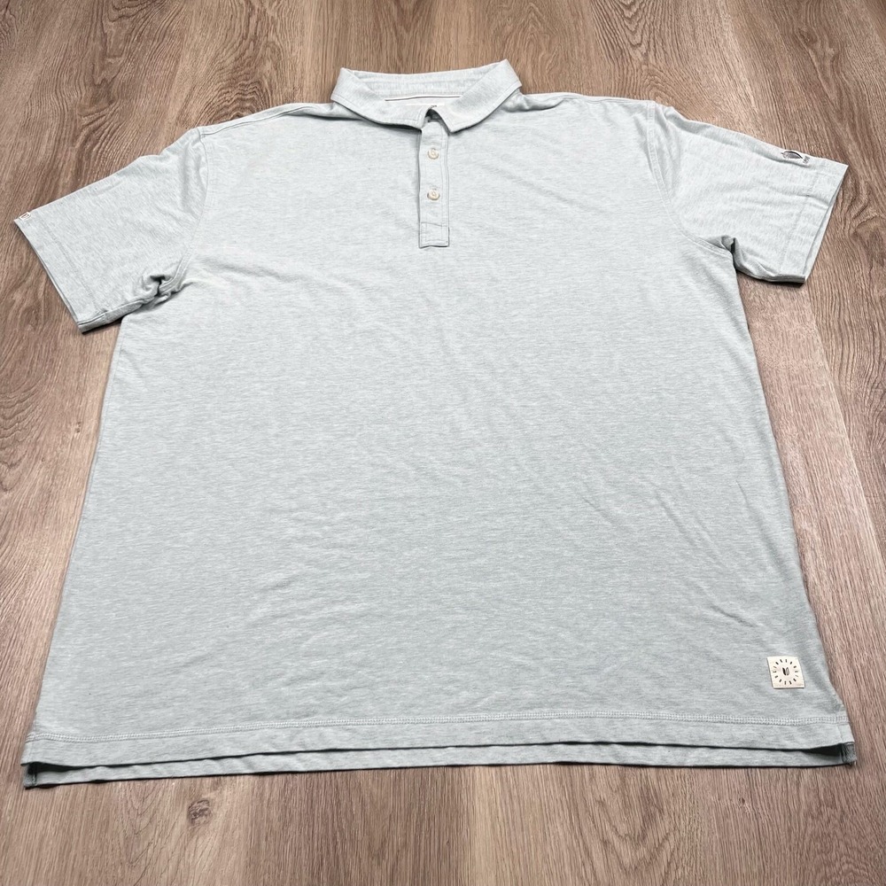 Linksoul Short Sleeve Golf Polo Shirt Mens Size 2XL Light Blue - Picture 2 of 13